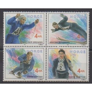 Buy this set of stamps of Norway of the year 1992 (Nb 1047/1050).