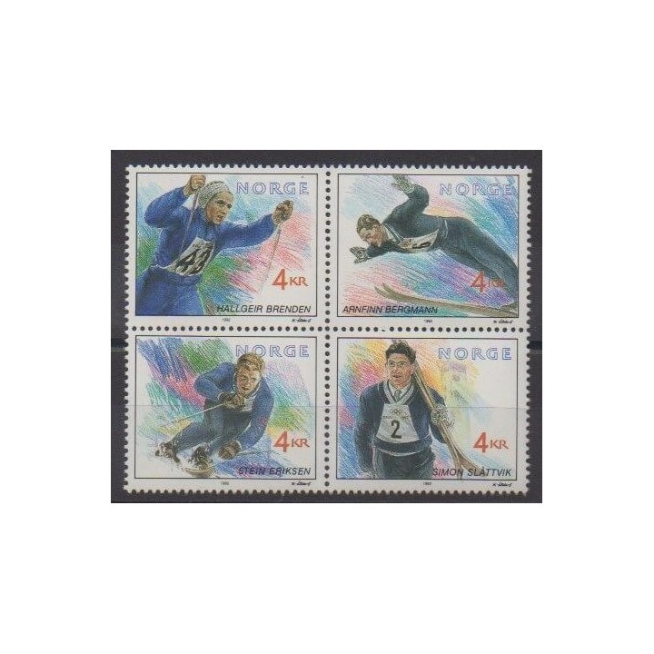 Buy this set of stamps of Norway of the year 1992 (Nb 1047/1050).