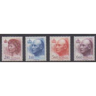 Acheter cette série de timbres de Norvège de l'année 1992 (No 1041/1044).