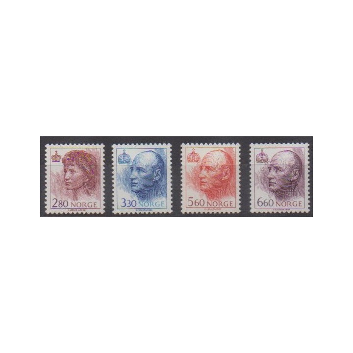 Buy this set of stamps of Norway of the year 1992 (Nb 1041/1044).