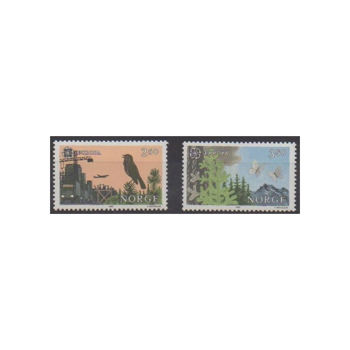 Acheter cette série de timbres de Norvège de l'année 1986 (No 902/903).
