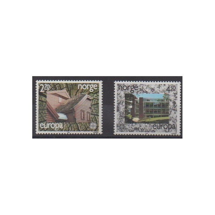 Acheter cette série de timbres de Norvège de l'année 1987 (No 921/922).