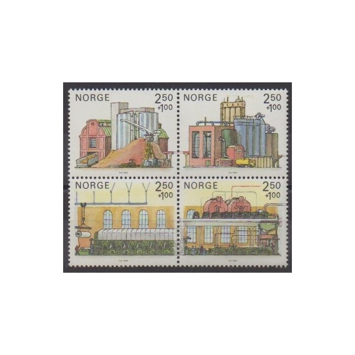 Buy this set of stamps of Norway of the year 1986 (Nb 906/909).