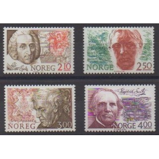 Acheter cette série de timbres de Norvège de l'année 1986 (No 910/913).