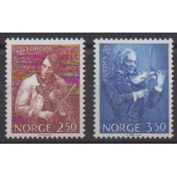 Norvège - 1985 - No 880/881 - Musique - Europa