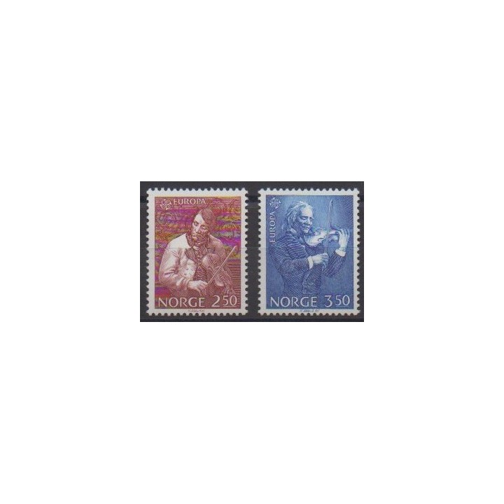 Buy this set of stamps of Norway of the year 1985 (Nb 880/881).
