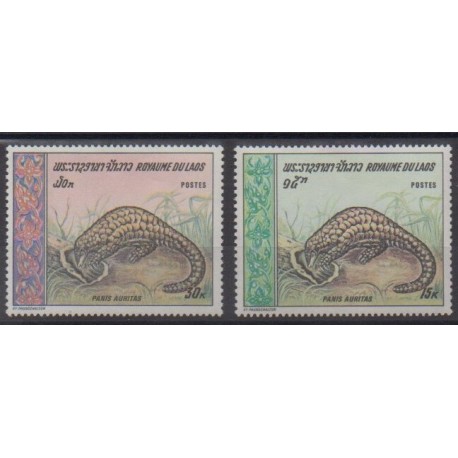 Laos - 1969 - No 203/204 - Reptiles