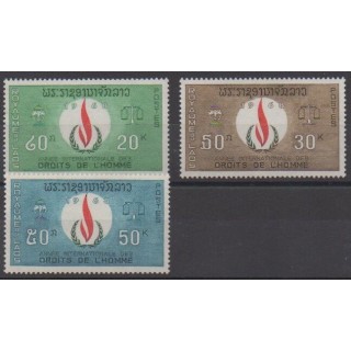Acheter cette série de timbres du Laos de l'année 1968 (No 171/173).