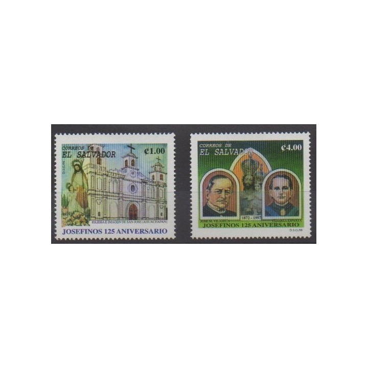 Buy this set of stamps of Salvador of the year 1997 (Nb 1335/1336).