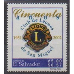Salvador - 2002 - No 1515 - Rotary ou Lions club