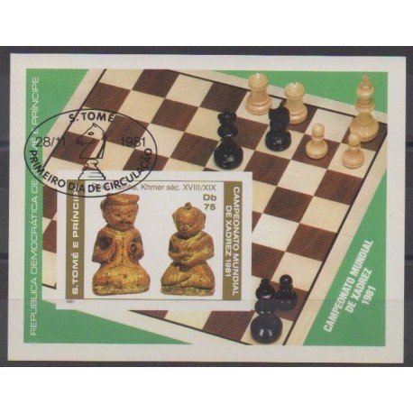 Saint Thomas and Prince - 1981 - Nb BF26ND - Chess - Used