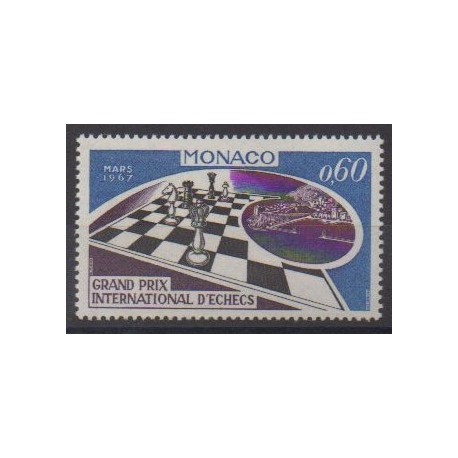 Monaco - 1967 - No 724 - Échecs