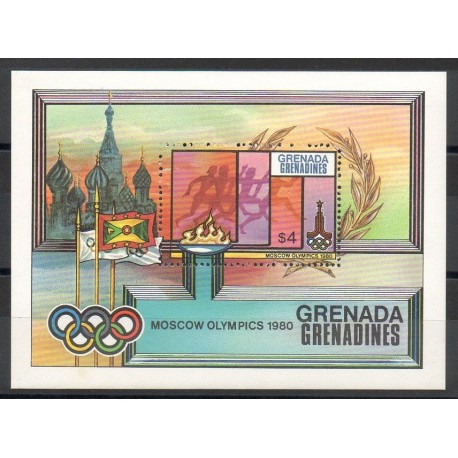 Grenadines - 1980- No BF 49 - Jeux olympiques d'été