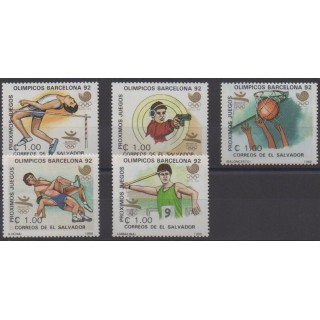 Buy this set of stamps of Salvador of the year 1988 (Nb 1026/1030).