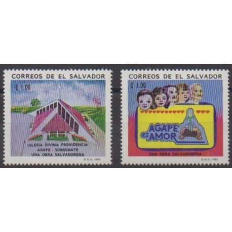 Salvador - 1993 - Nb 1168/1169 - Religion