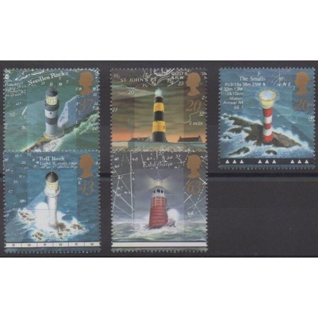 Great Britain - 1998 - Nb 2031/2035 - Lighthouses