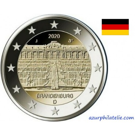 2 euro commémorative - Allemagne - 2020 - Brandebourg - UNC