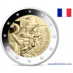 2 euro commémorative - France - 2020 - Charles de Gaulle - UNC