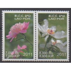 Laos - 2011 - Nb 1786/1787 - Flowers