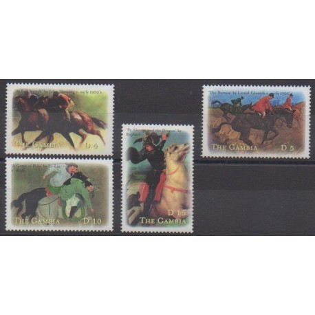 Gambia - 2000 - Nb 3385X/3385AA - Horses