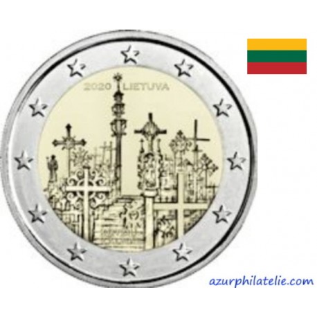 2 euro commémorative - Lituanie - 2020 - Colline des Croix - UNC