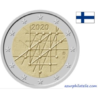 2 euro commémorative - Finlande - 2020 - 100 ans de luniversité de Turku - UNC