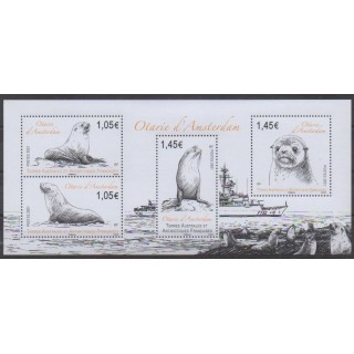 Acheter ce timbre des Terres Australes et Antarctiques Françaises de l'année 2021 (Otaries d'Amsterdam).