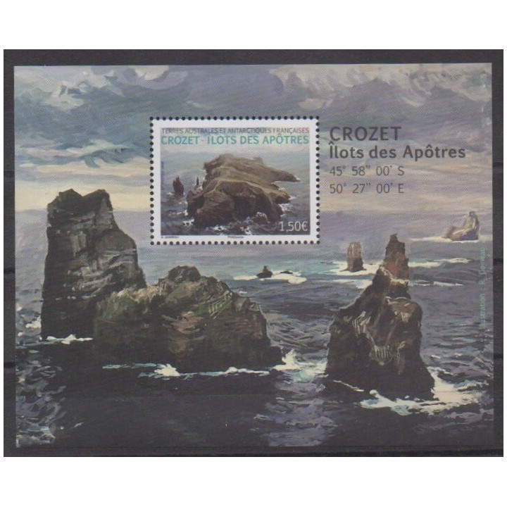 Buy this stamp of FSAL of the year 2021 (Ilots des Apôtres).