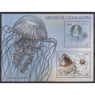 Buy this stamp of FSAL of the year 2021 (Méduses de l'océan austral).