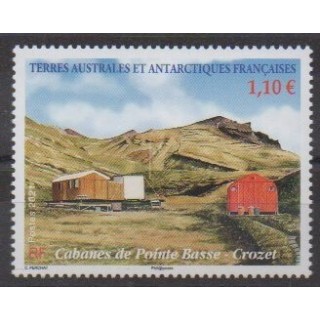 Acheter ce timbre des Terres Australes et Antarctiques Françaises de l'année 2021 (Cabance de Pointe Basse).