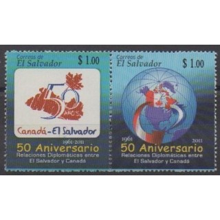 Acheter cette série de timbres du Salvador de l'année 2011 (No 1824/1825).