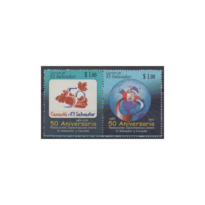 Buy this set of stamps of Salvador of the year 2011 (Nb 1824/1825).