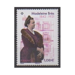 Acheter ce timbre de France de l'année 2021 (Madeleine Brès).