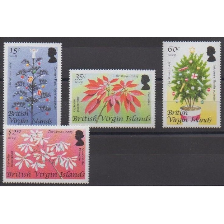 Buy this set of stamps of Virgin Islands of the year 2005 (Nb 1035/1038).