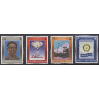Acheter cette série de timbres des îles Vierges de l'année 2005 (No 1039/1042).