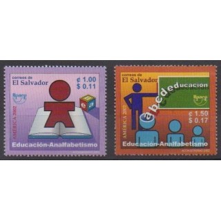Acheter ces timbres du Salvador de l'année 2002 (No 1519/1520).
