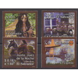 Salvador - 2004 - No 1565/1568 - Littérature