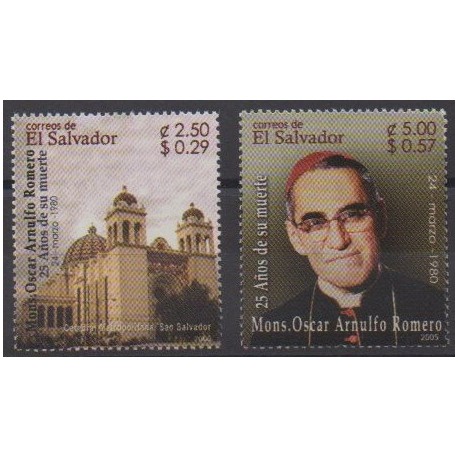 Salvador - 2005 - Nb 1610/1611 - Religion