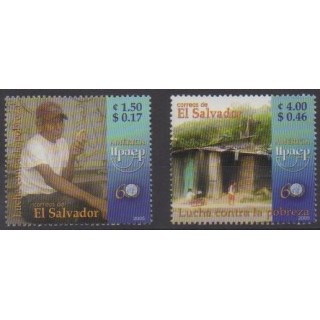Acheter cette série de timbres du Salvador de l'année 2005 (No 1613/1614).