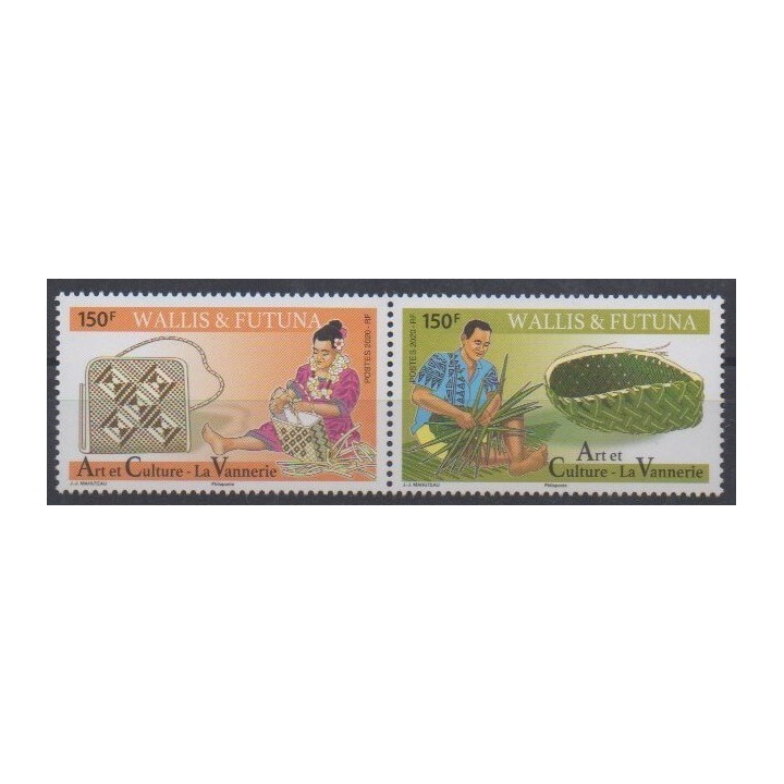 Buy this stamp of Wallis et Futuna of the year 2021 (La Vannerie).