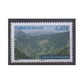 Acheter ce timbre d'Andorre français de l'année 2021 (Collada de Beixalis).