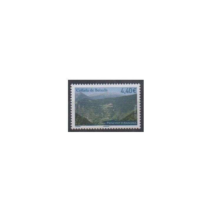 Buy this stamp of French Andorra of the year 2021 (Collada de Beixalis).