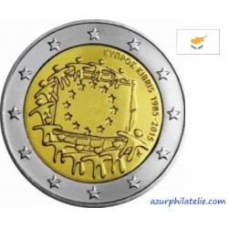 2 euro commémorative - Cyprus - 2015 - 30th anniversary of the EU flag - UNC