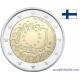 2 euro commémorative - Finlande - 2015 - 30ème anniversaire du drapeau européen - UNC