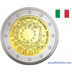 2 euro commémorative - Italie - 2015 - 30ème anniversaire du drapeau européen - UNC