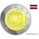 2 euro commémorative - Lettonie - 2015 - 30ème anniversaire du drapeau européen - UNC