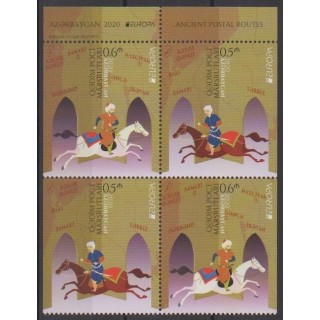 Acheter ces timbres d'Azerbaïdjan de l'année 2020 (No 1236a/1237a - 2 exemplaires).
