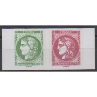 Buy this set of stamps of France of the year 2020 (Nb 5450/5451).