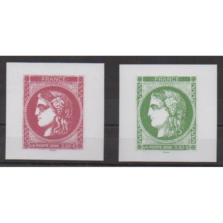 Acheter cette série de timbres de France de l'année 2020 (No 5452/5453).