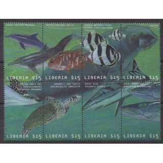 Acheter cette série de timbres du Liberia de l'année 2001 (No 3325/3332).
